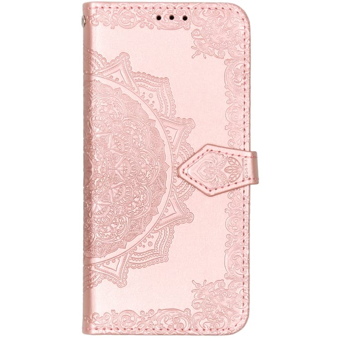 Mandala Bookcase voor de Huawei P30 Lite - Roze