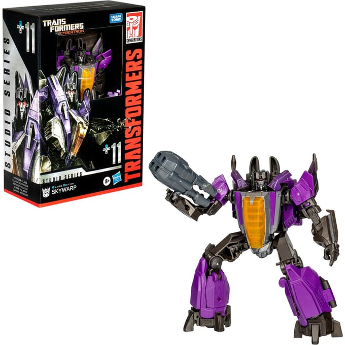 Hasbro Transformers: War for Cybertron Studio Series Voyager Class Action Figure Gamer Edition Skywarp 16 cm Action Figuur