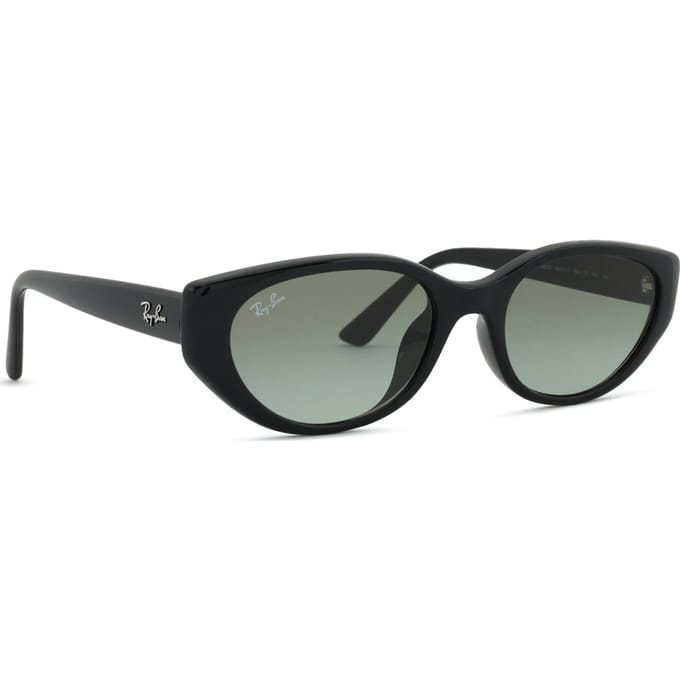 Ray-Ban RB4457D Bio Based 667711 gepolijste zwart grijs gradiënt zonnebril