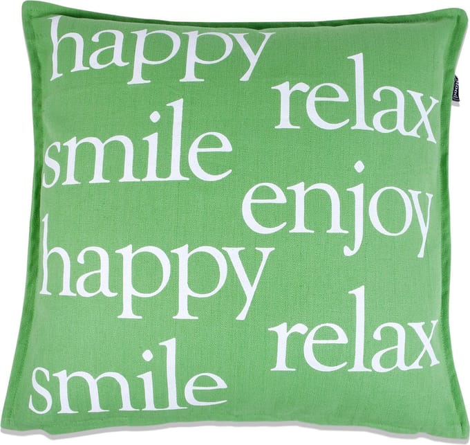 In The Mood Sierkussen PRINT HAPPY groen