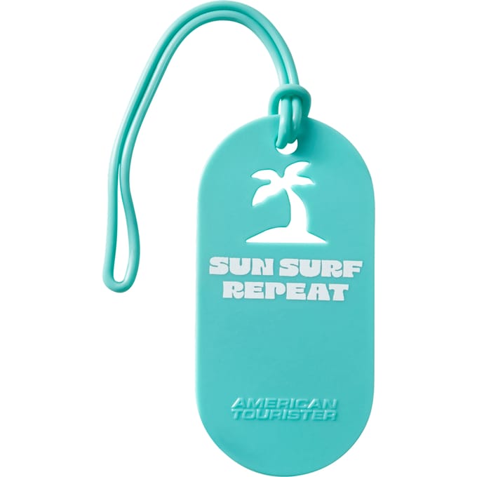 American Tourister Fun Tags Bagagelabel – Set van 2 stuks Sun Surf Repeat