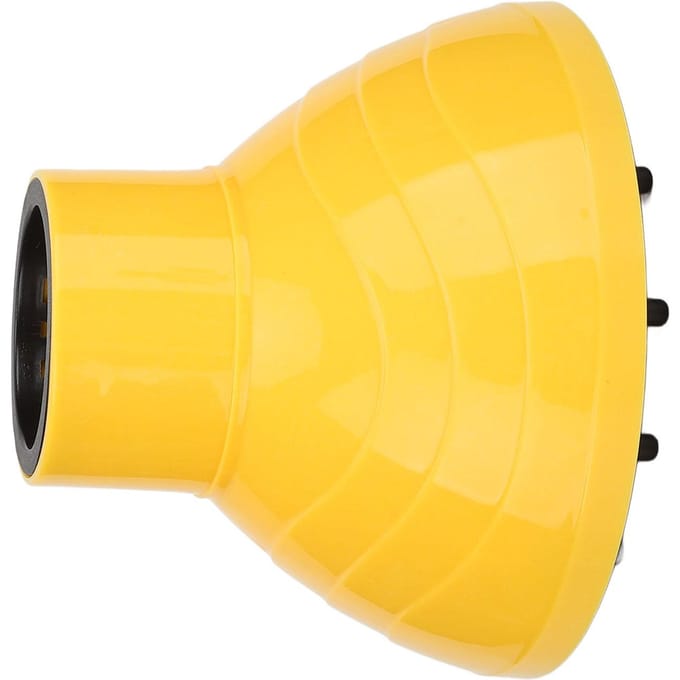 Diffuseur Sèche-Cheveux Professionnel Portable Maison Salon Accessoire Diffuseur Cheveux pour Cheveux Bouclés Ondulés yellow
