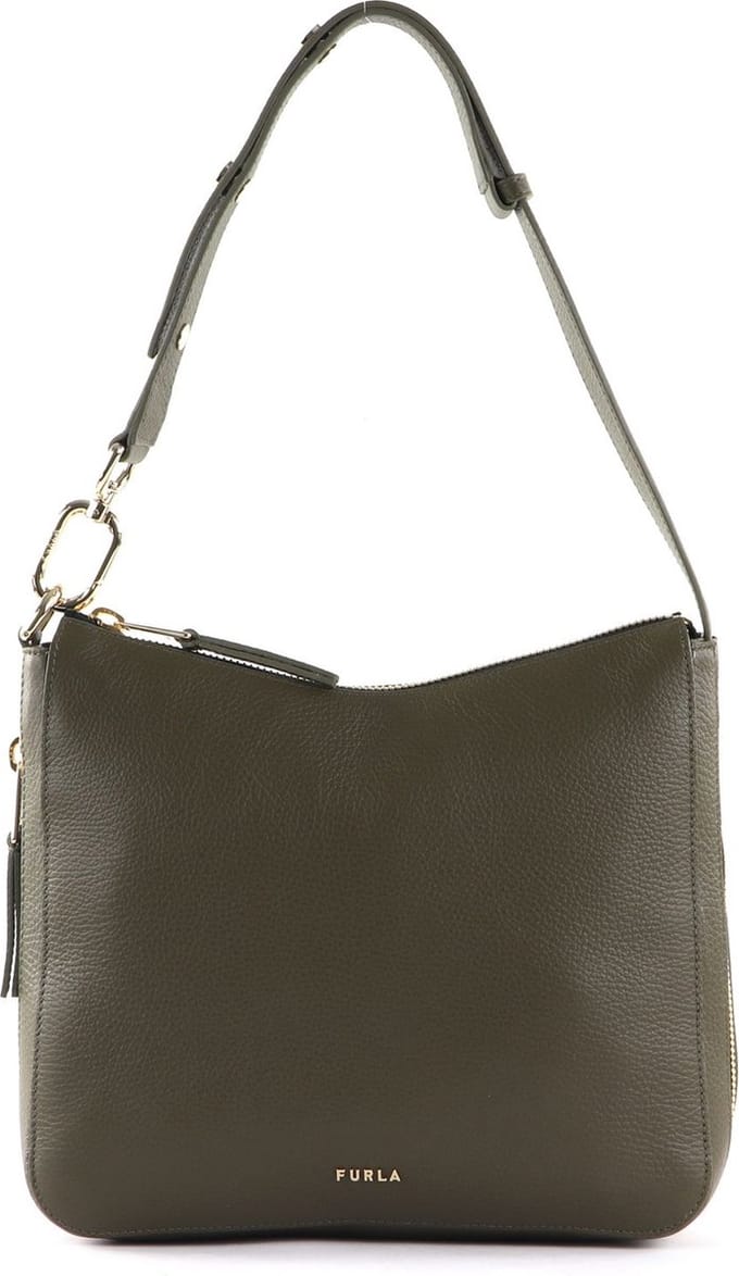 FURLA Leren Schoudertas Skye Hobo SALVIA c Kaki