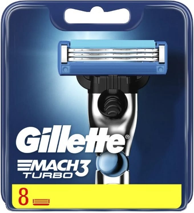GILLETTE Mach3 Turbo 8 szt.