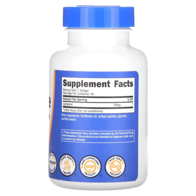 Lycopen, 20 mg, 60 zachte capsules