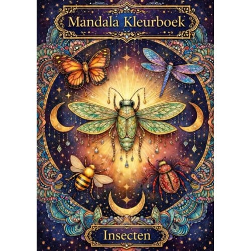 Mandala Kleurboek, Insecten. - H. Mourits