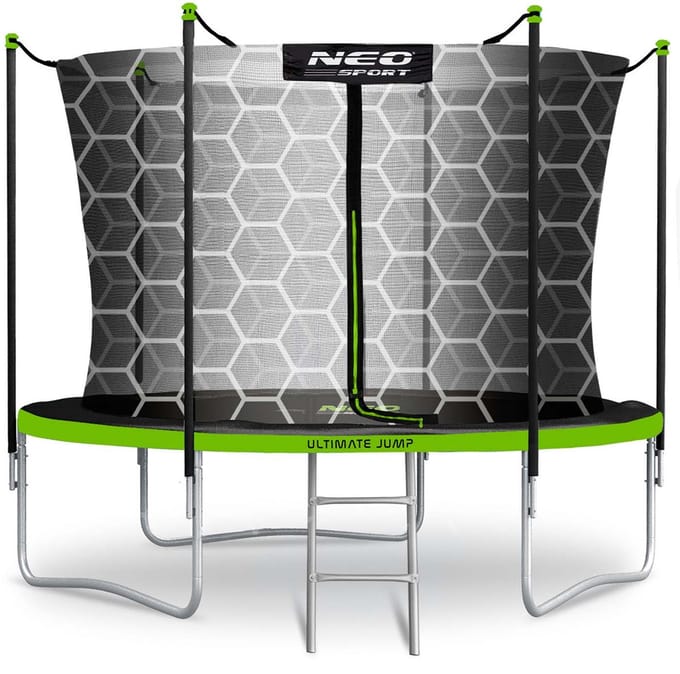 Neo-Sport - Tuintrampoline - 183cm - Ingewerkte Net - Met Ladder