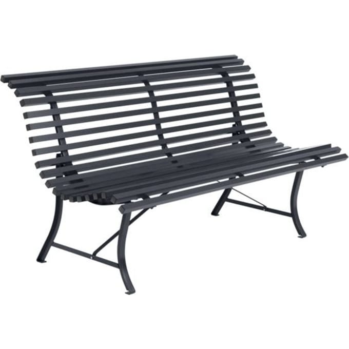 Fermob - LOUISIANE bank - 47 antraciet mat - 150 x 80 x 72 cm - 4 - 6 Wochen