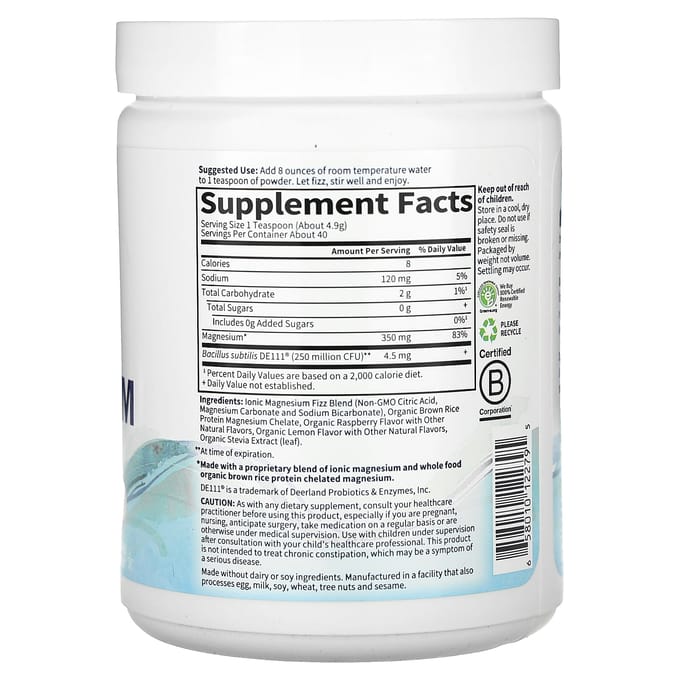 Dr. Formulated Whole Food Magnesium - Raspberry Lemon – (198,4 g)