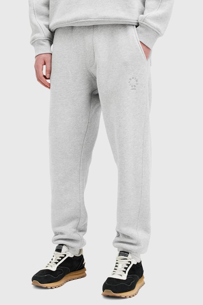AllSaints Haven Sweatpant Grey Marl Maat: XXL | Joggingbroeken Outlet | Heren | Grijs