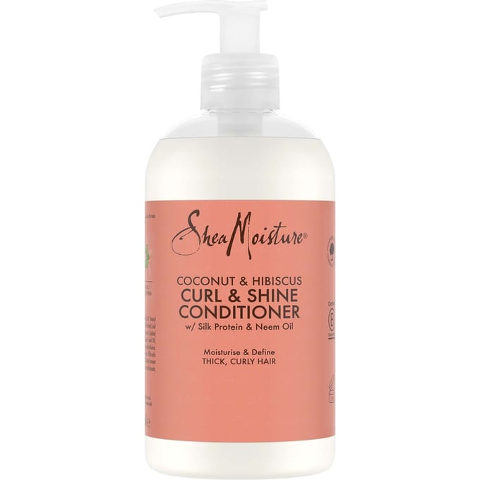 Shea Moisture Coconut & Hibiscus - Curl & Shine  Conditioner - 384 ml