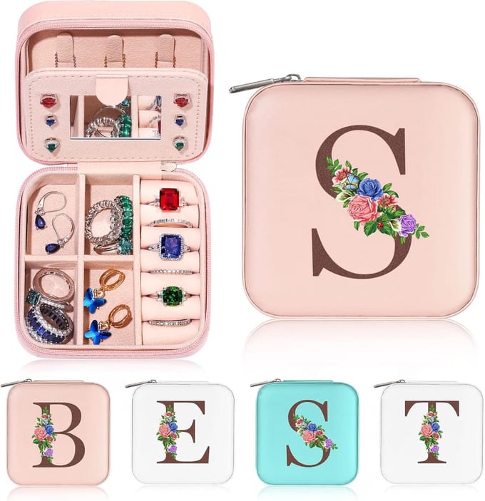 Gepersonaliseerde Sieraden Organizer voor Vrouwen – Perfect voor Reizen