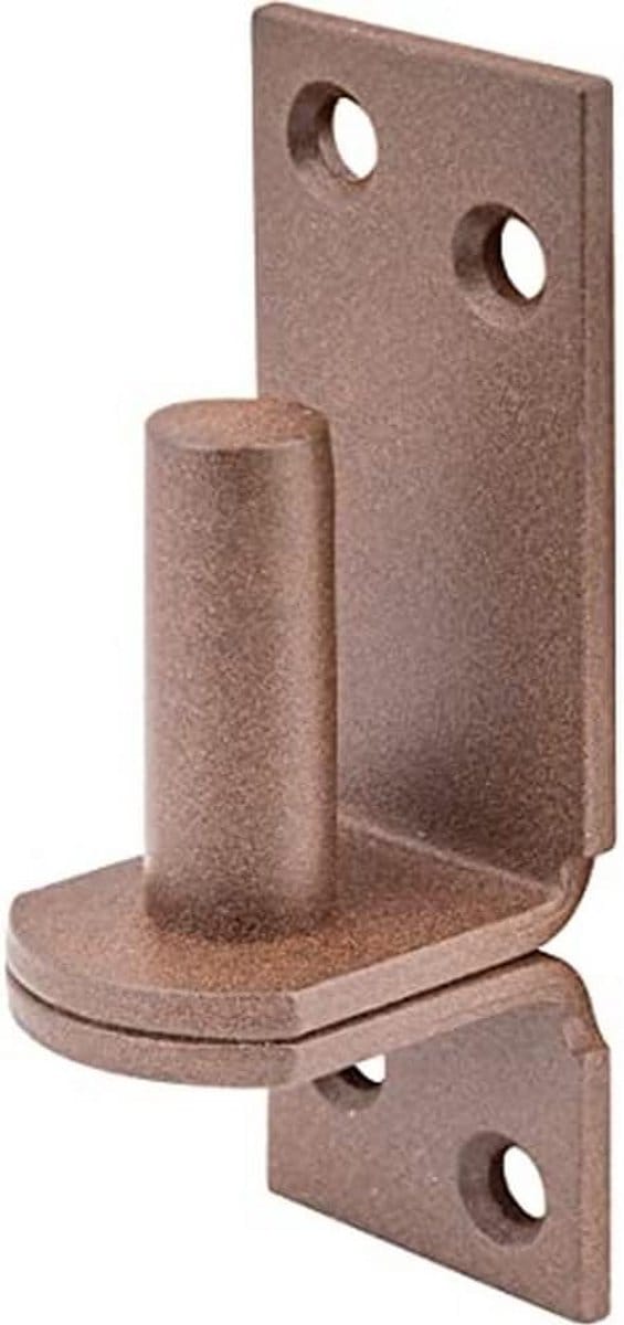 Duimbevestiging voor houtconstructies roestbruin met dubbelzijdige coating