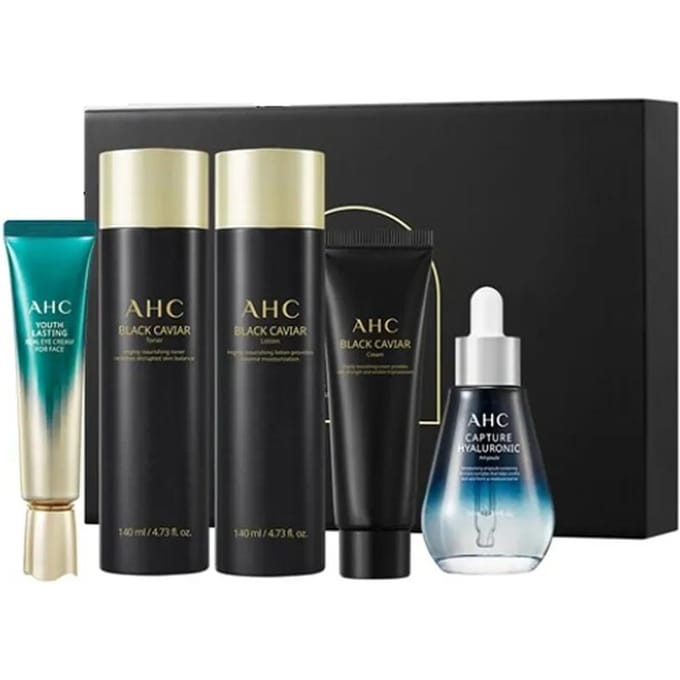 AHC Coffret Rituel Jeunesse Caviar Noir + Sac Shopping black