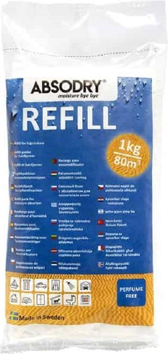 Absodry Ontvochtiger Navulling 1 kg