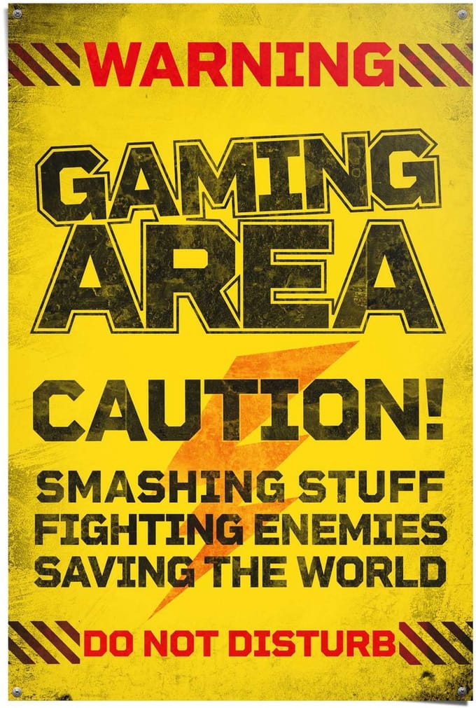 Poster Game - 91,5 x 61 - Papier - REINDERS