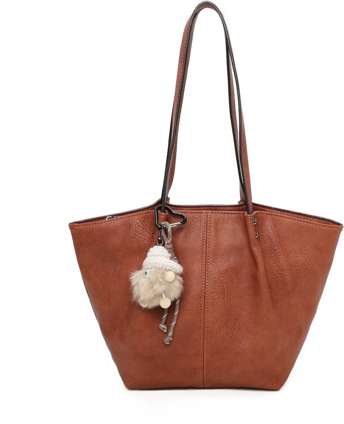 Trendy shopper / handtas - Ines Delaure - camel