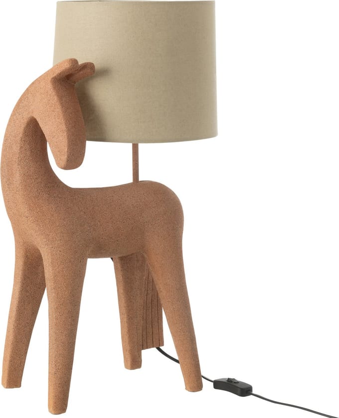 J-Line tafellamp Paard Modern - polyresin - terracotta