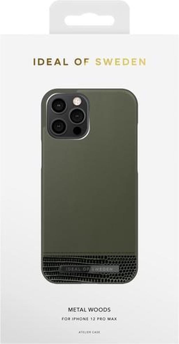 iDeal of Sweden Atelier Case Unity voor iPhone 12 Pro Max Metal Woods