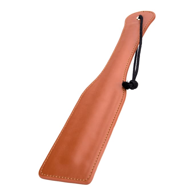 Dreamtoys Blaze elite paddle Cognac Vegan leren - Bruin
