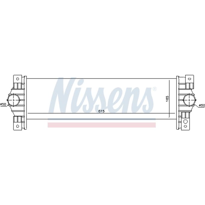 Intercooler NISSENS 96651