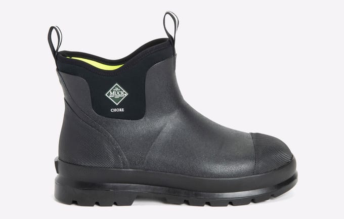 Muck Boots Chore Classic Chelsea Rubberen Zwarte Regenlaarzen