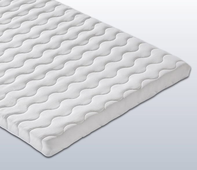 Topmatras-Topdek koudschuim HR - Comfort Plus Tijk  80X200x9cm Gemiddeld