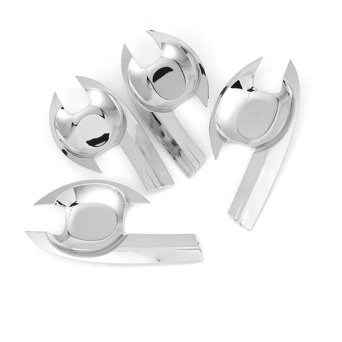 4 STUKS Auto Deurklink Kom Chromeplate Styling Accessoires Geschikt voor ISUZU DMAX 20122015 white