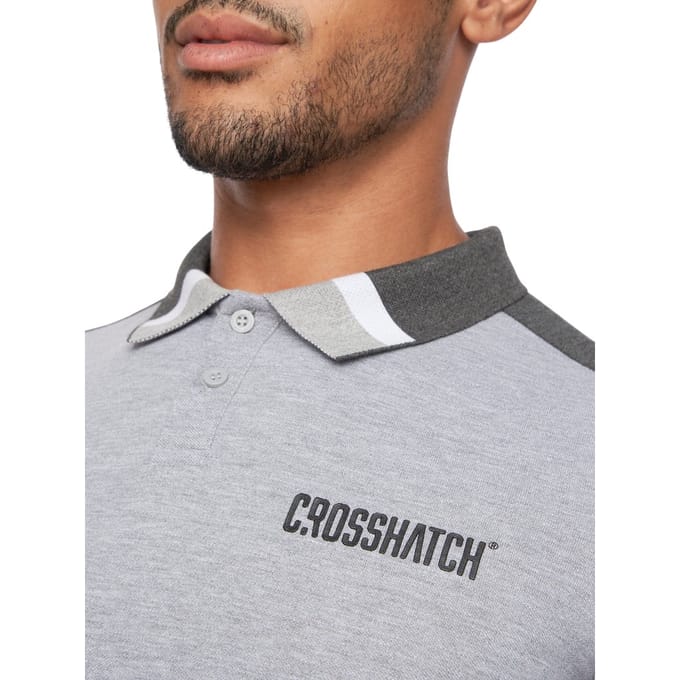 Crosshatch Heren Cramsures Poloshirt (Grijze Mergel)