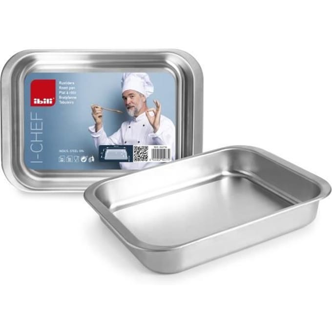 Ibili - 652735 - Plat À Rôtir I-Chef 35 X 26 cm