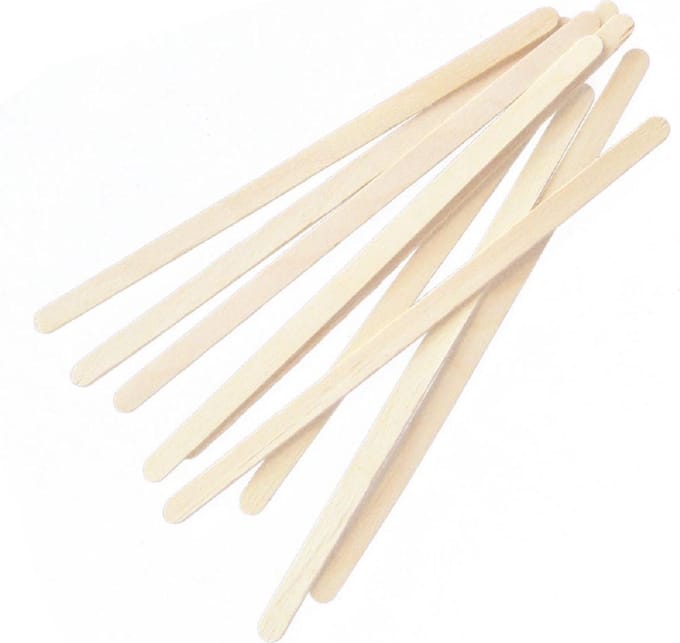 NatureStar BIO houten roerstaafjes 17,8 cm 1000 stuks