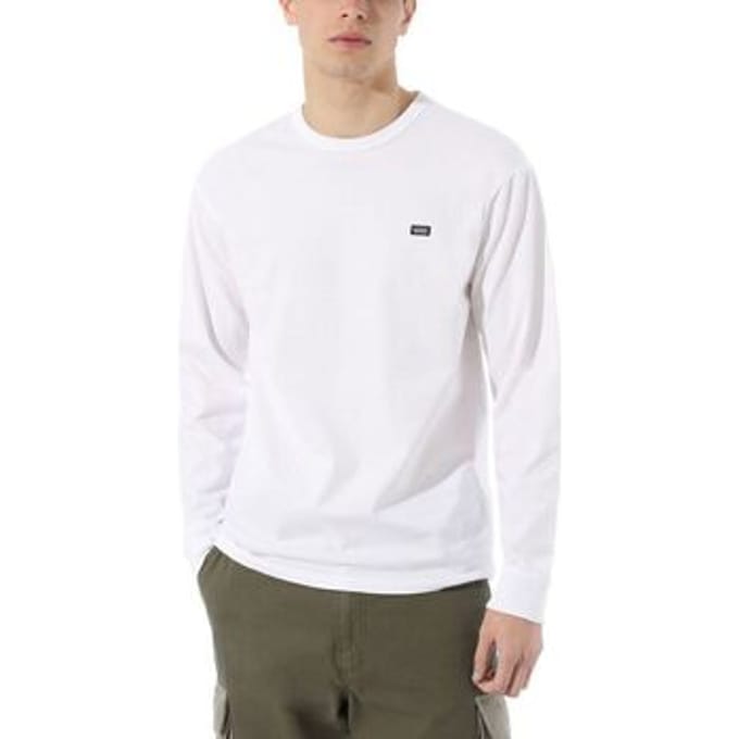 T-shirt Vans VN0A4TURWHT1 MN OFF THE WALL CLASSIC LS-WHITE