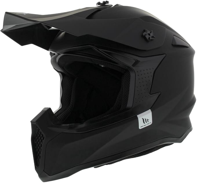 MT Falcon crosshelm solid mat zwart