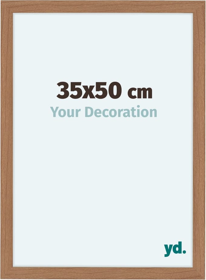 Your Decoration - Fotolijst 35x50 cm - MDF - Notenhout Licht - Como