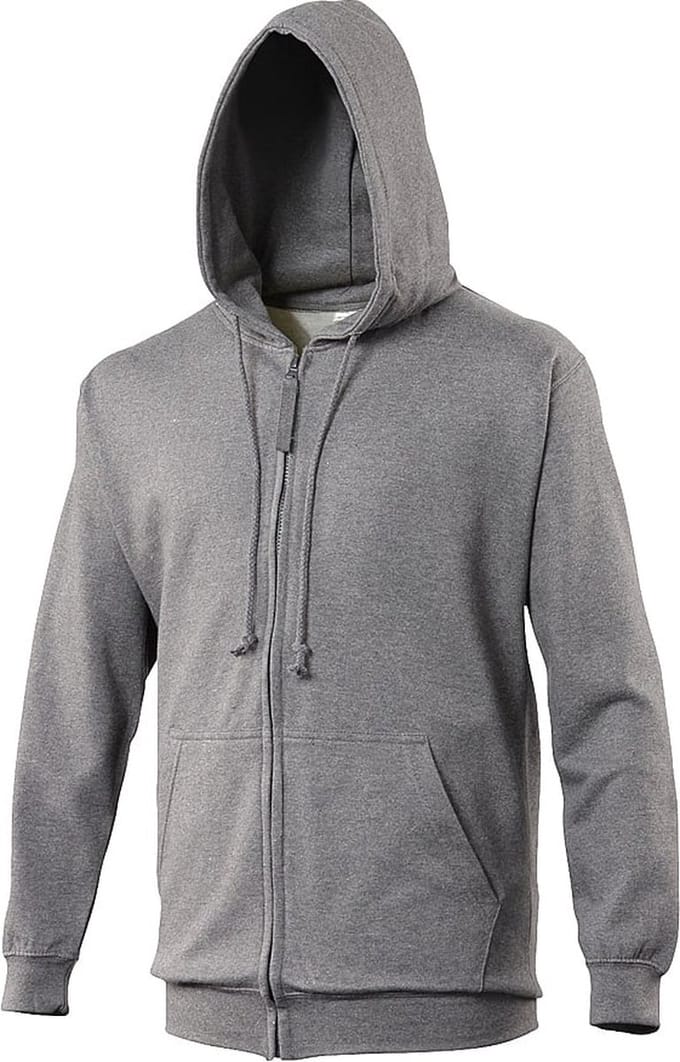 AWDis Hoodie - Gewicht Stof 280 g /m² - Heather Grijs - Maat M