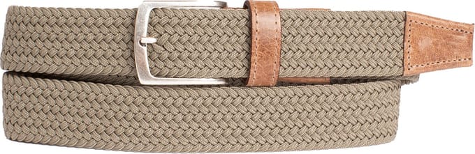 Presly & Sun Heren - Elastische riem - Naturel - 105cm