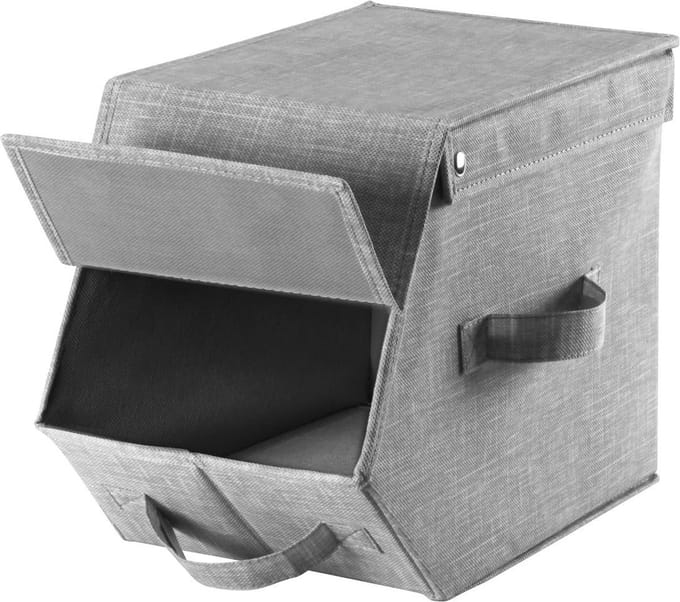 CALICOSY - Opbergdoos met deksel en klep - L19 cm