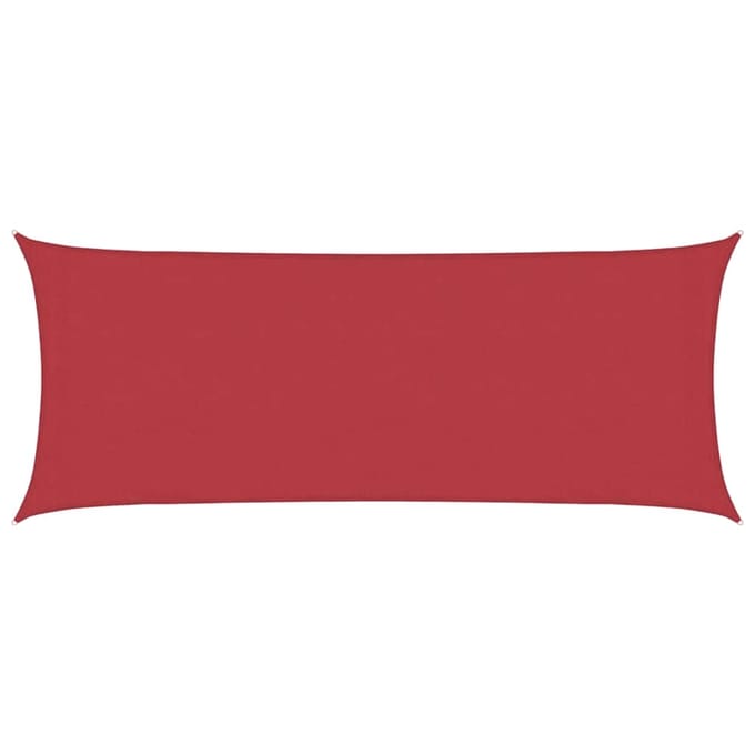 vidaXL Zonnezeil 160 g/m² 2x4,5 m HDPE rood