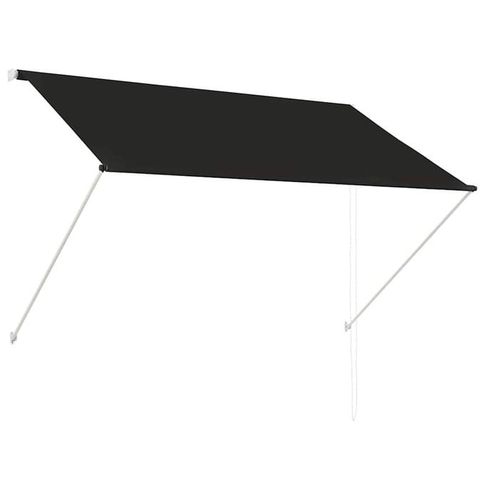 vidaXL - Luifel - uittrekbaar - 200x150 - cm - antraciet