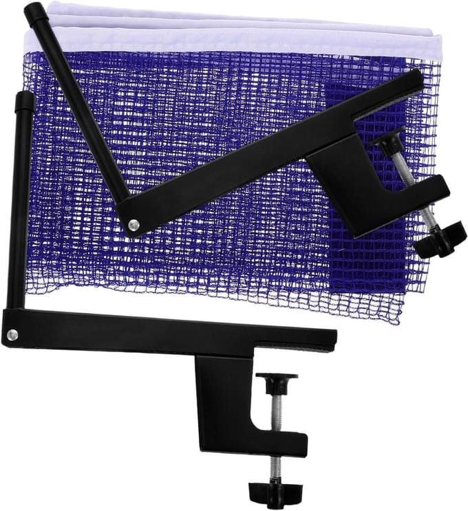 Tafeltennisnet Set - Pingpong Net - Spel Verbeteren - Draagbaar Ontwerp - 186 cm Lengte - Multikleur
