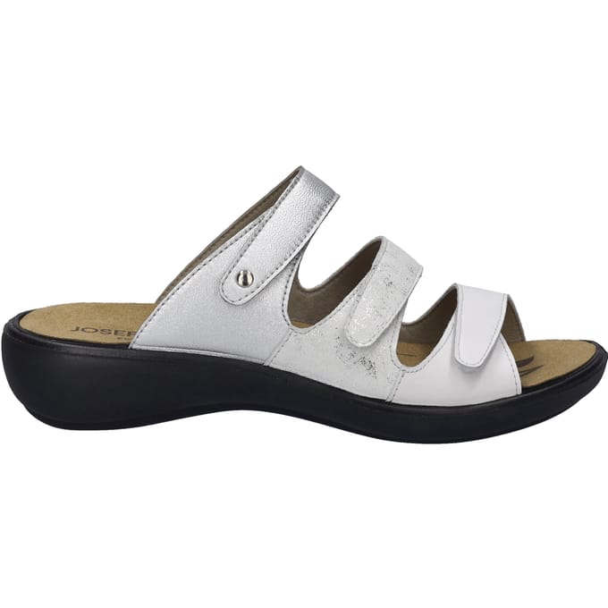 Josef Seibel Dames Slipper Ibiza 10 - 86710-002 Wit/Multi - Maat 37