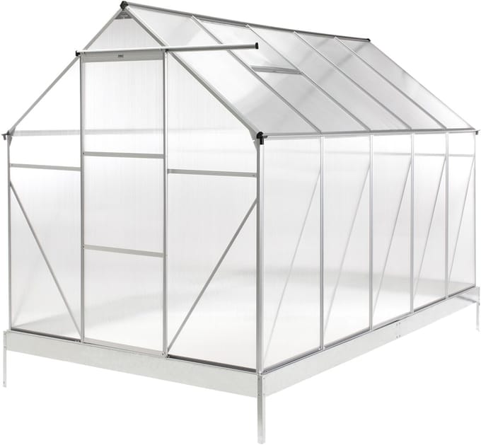 BELIANI APULIA - Tuinkas - Zilver - 315 cm - Polycarbonaat