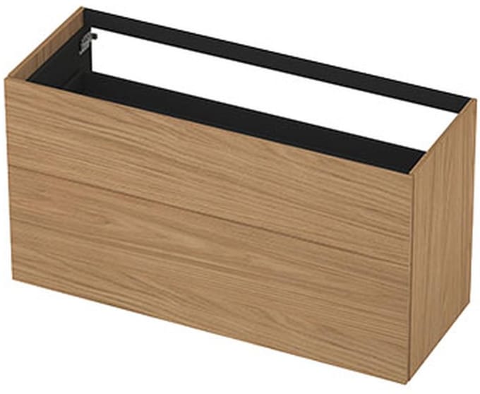 INK - Onderkast 2 Laden Push To Open Decor - 1200x450x650 Mm - Blank Eiken