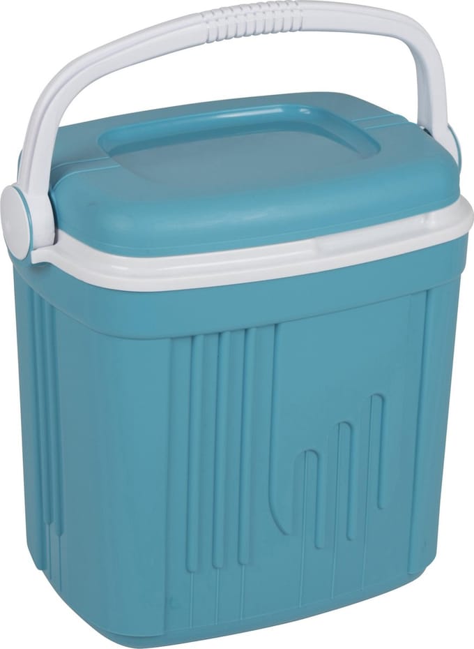 EDA Iceberg Koelbox - 20 liter - sterk isolerend - voor 2 liter flessen - blauw