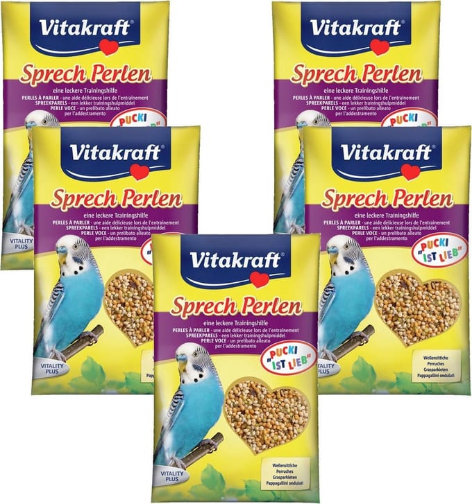Vitakraft Spreekparels Parkiet - Vogelsnack - 5 x 20 g