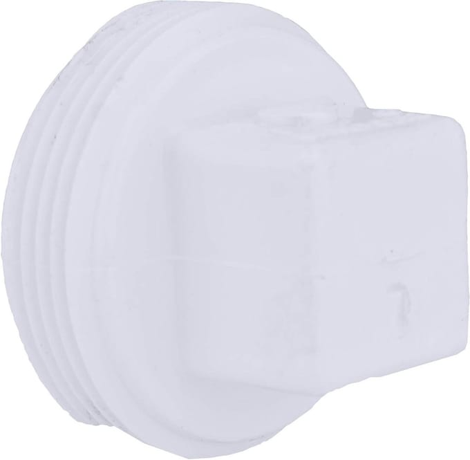 Afvoer Plug - Afval Vent Plug - Loodgieterswerk - Voor Plastic Metaal - 1 1/2 Inch - Wit