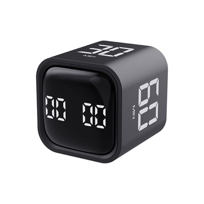 Slimme Timer USB Oplaadbaar – Draadloze Tafel- & Keukentimer voor Studeren, Thuiswerken, Koken en Productief Tijdbeheer