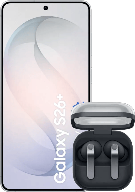 Samsung Galaxy S26 Plus 512GB Wit 5G + Samsung Galaxy Buds4 Pro Zwart