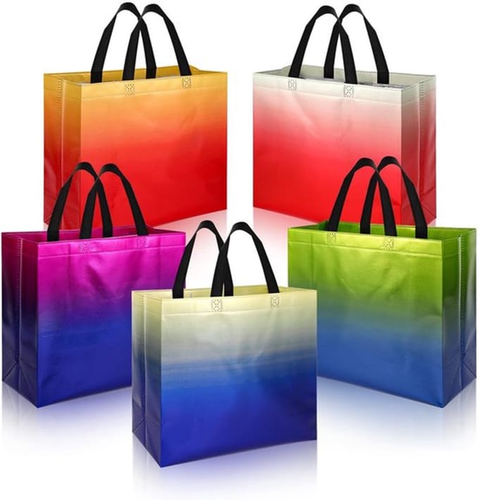 Dailygoody - Grote cadeautasjes - Herbruikbare zakjes - Kleurverloop
