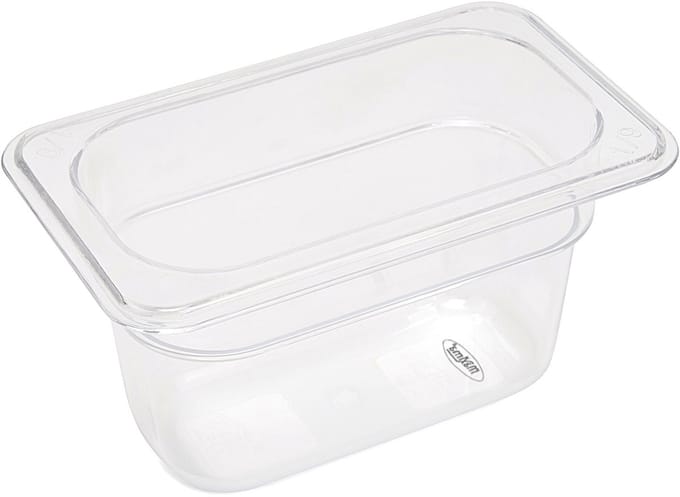 Gastronorm Bak - 1/9 GN - 10 cm Diep - Polycarbonaat